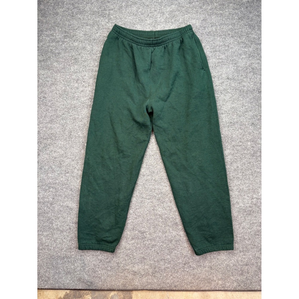 Vintage Munsingwear Sweatpants Mens Large‎ Green Fleece Joggers Made in USA 90s